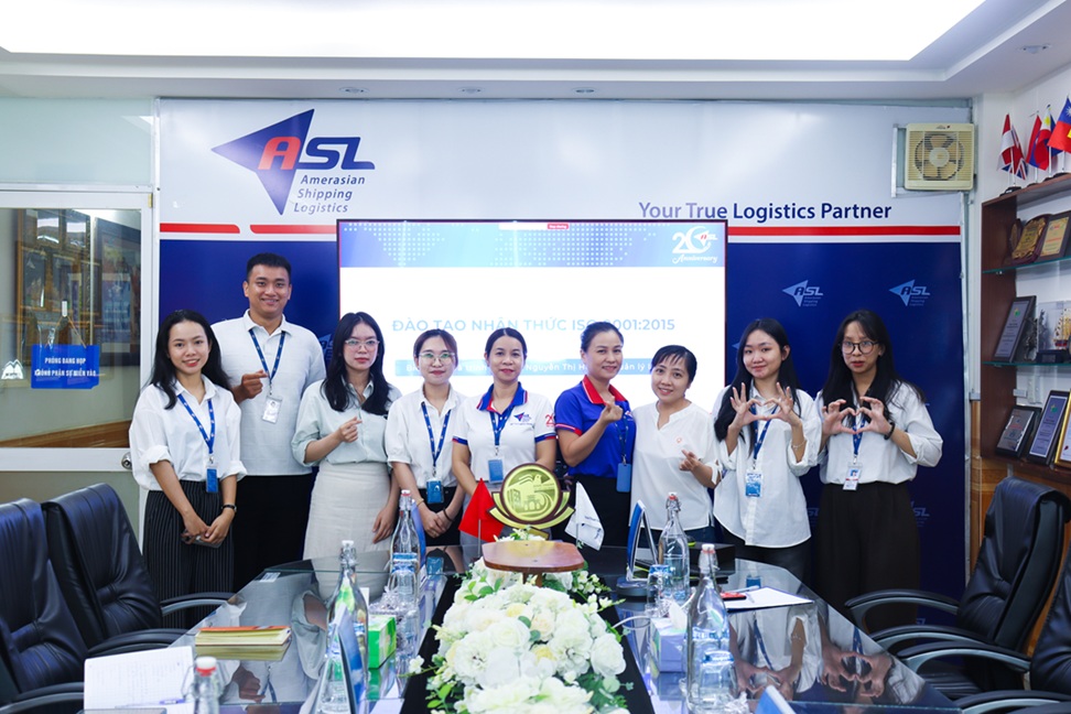 ĐÀO TẠO HỘI NHẬP VÀ ISO 9001:2015 – BƯỚC KHỞI ĐẦU VỮNG CHẮC CÙNG ASL LOGISTICS