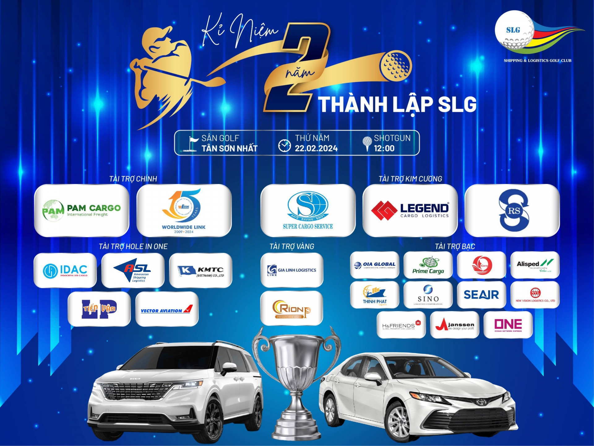 ASL LOGISTICS ĐỒNG HÀNH CÙNG GIẢI GOLF “KỈ NIỆM 2 NĂM THÀNH LẬP SLG