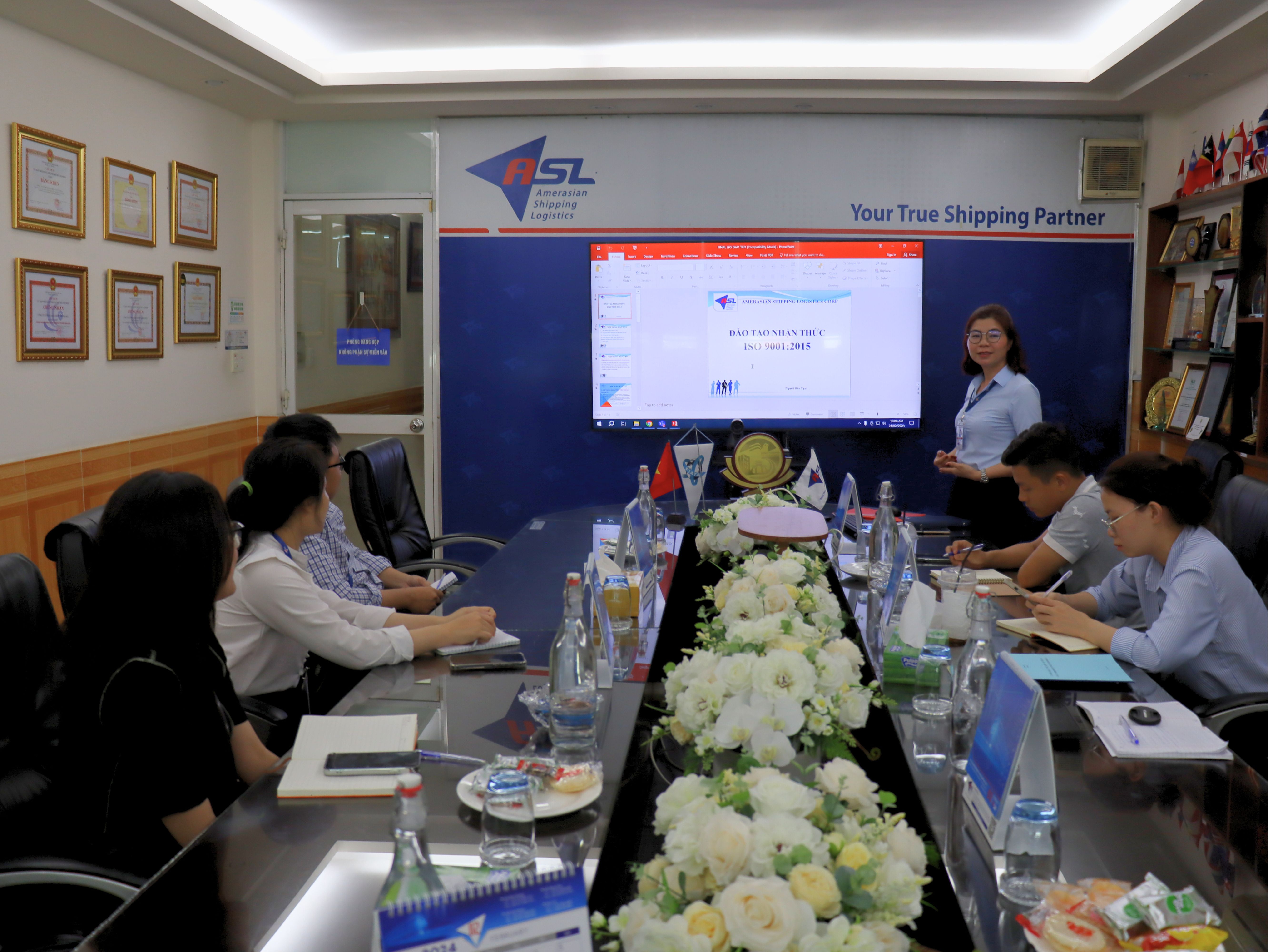 ASL LOGISTICS ĐÀO TẠO “ISO – 5S – KAIZEN” CHO NHÂN VIÊN MỚI