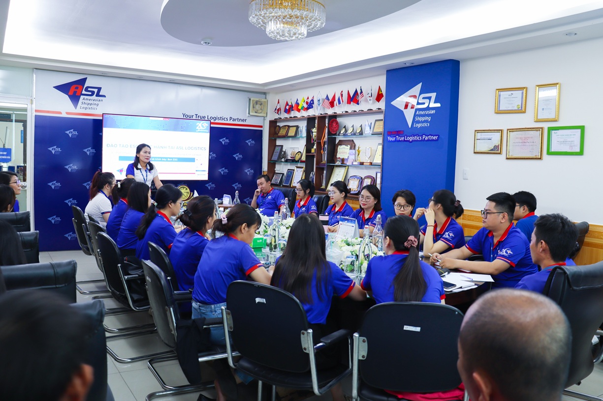 ASL LOGISTICS – LAN TỎA VĂN HÓA ESG TỪ BÊN TRONG: ĐÀO TẠO ESG TOÀN DIỆN – CAM KẾT TỪ HÀNH ĐỘNG THỰC TIỄN