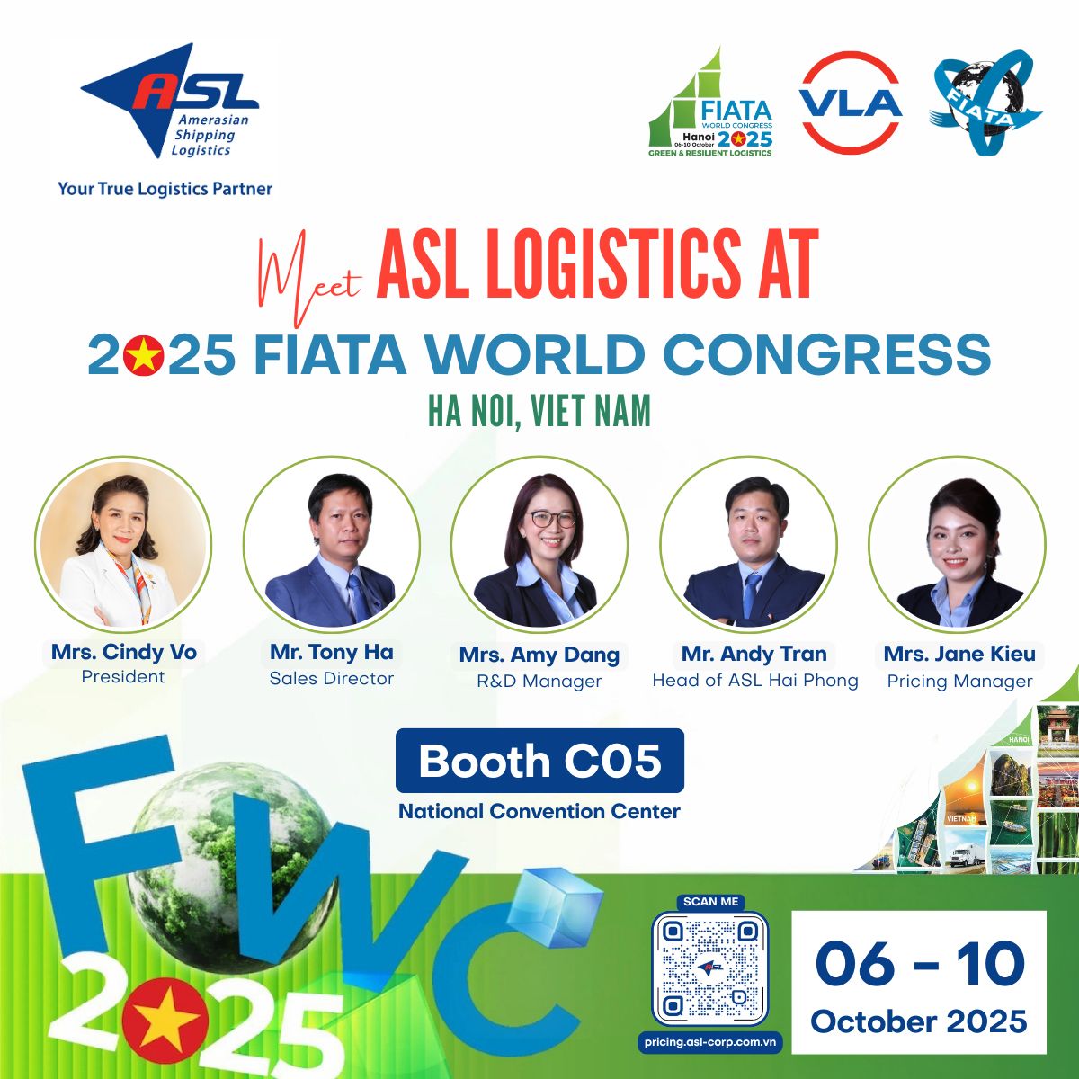 ASL LOGISTICS TẠI FIATA WORLD CONGRESS 2025 - KẾT NỐI ĐỂ BỨT PHÁ