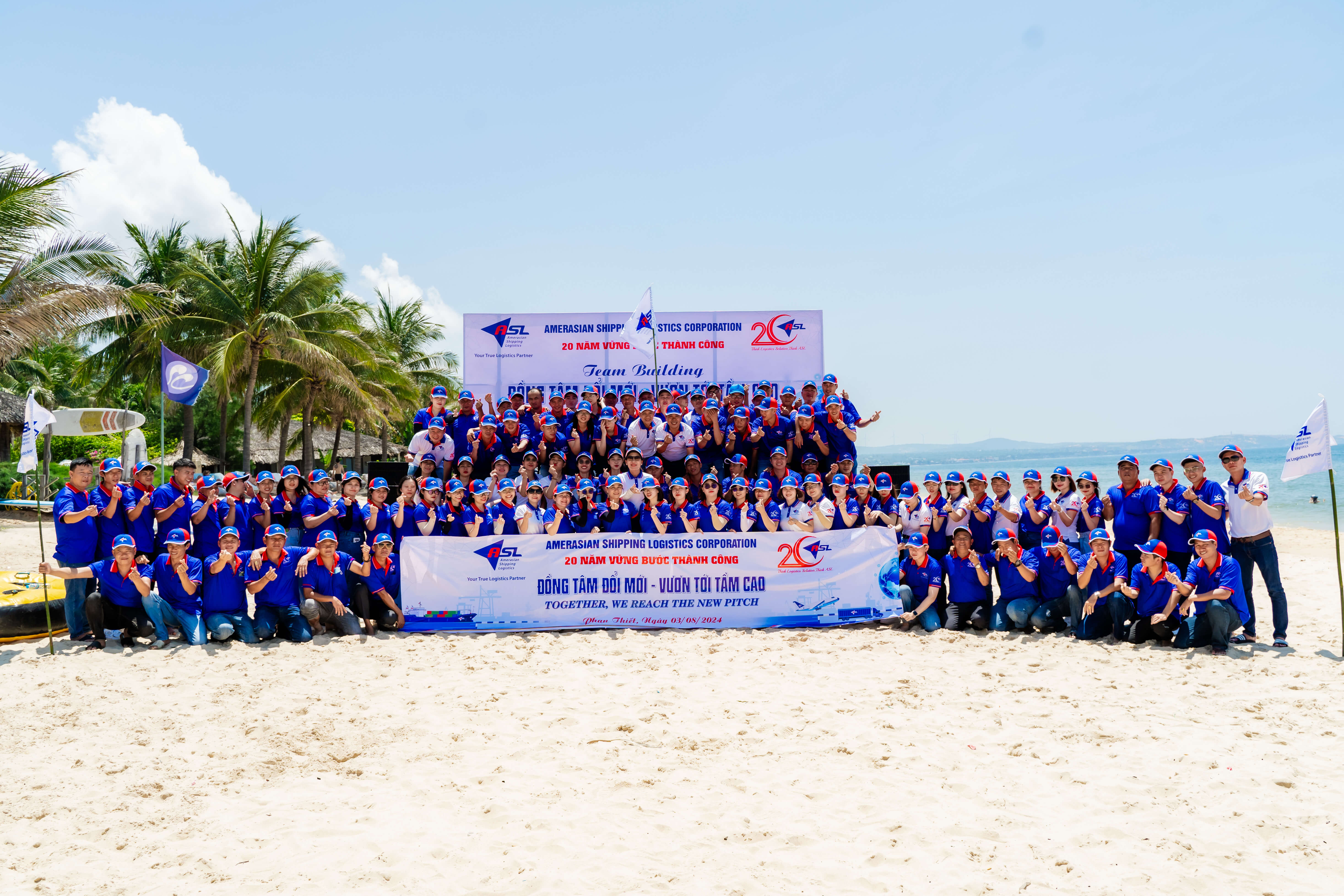 TEAM BUILDING ASL LOGISTICS 2024 – HÀNH TRÌNH 20 NĂM “ĐỒNG TÂM ĐỔI MỚI – VƯƠN TỚI TẦM CAO”