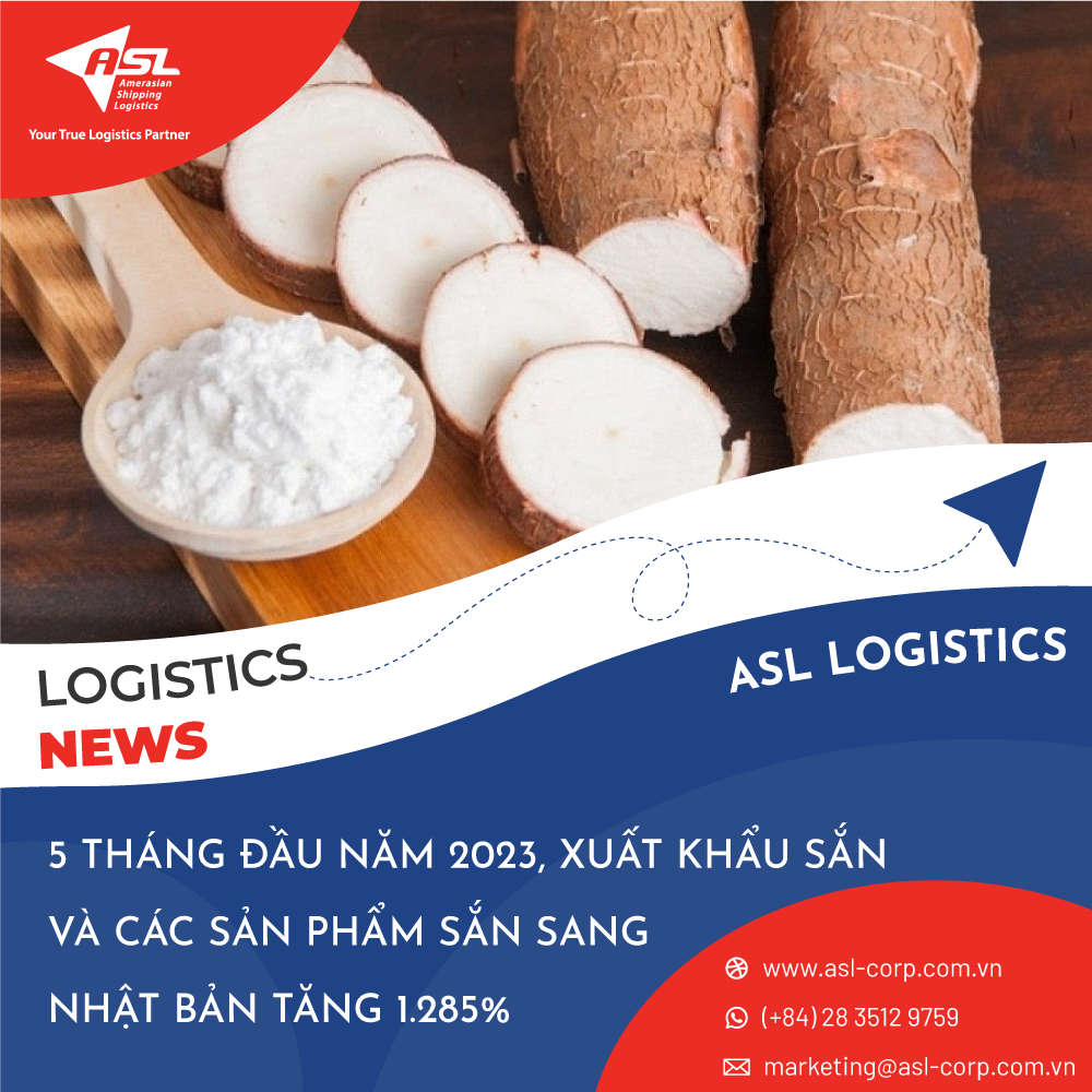 IN THE FIRST 5 MONTHS OF 2023, THE EXPORT OF CASSAVA AND CASSAVA PRODUCTS TO JAPAN INCREASED BY 1.285%