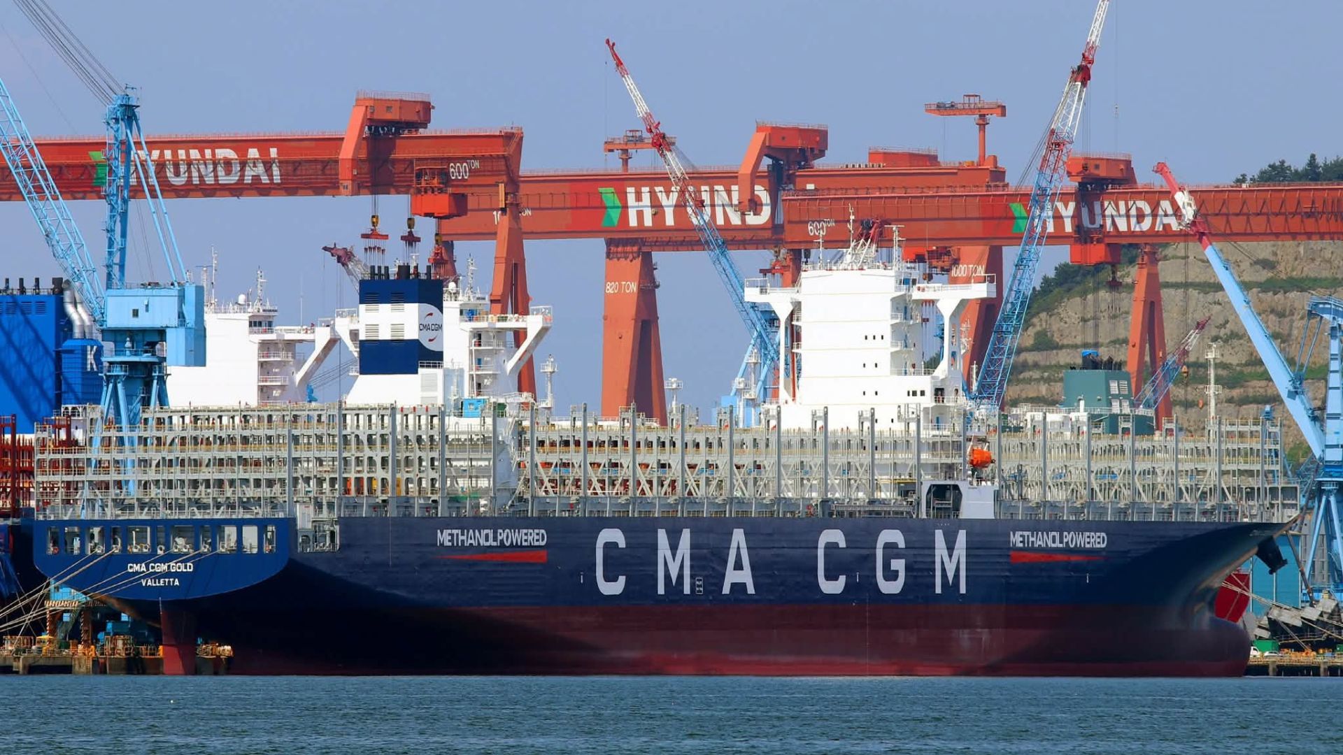 HD HYUNDAI BÀN GIAO TÀU CONTAINER LASHING-FREE ĐẦU TIÊN THẾ GIỚI CHO CMA CGM