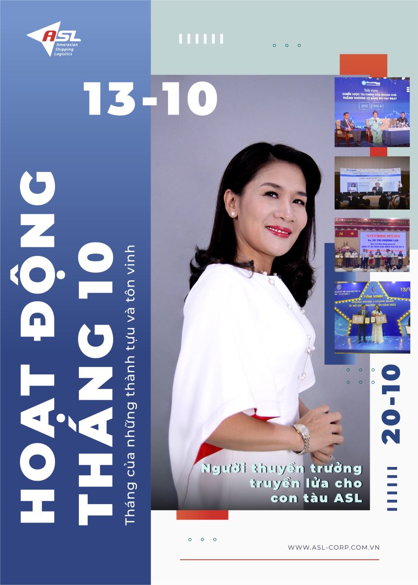 TỔNG KẾT HOẠT ĐỘNG THÁNG 10 CỦA ASL LOGISTICS