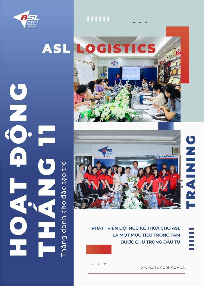 TỔNG KẾT CÁC HOẠT ĐỘNG TIÊU BIỂU TRONG THÁNG 11 CỦA ASL LOGISTICS