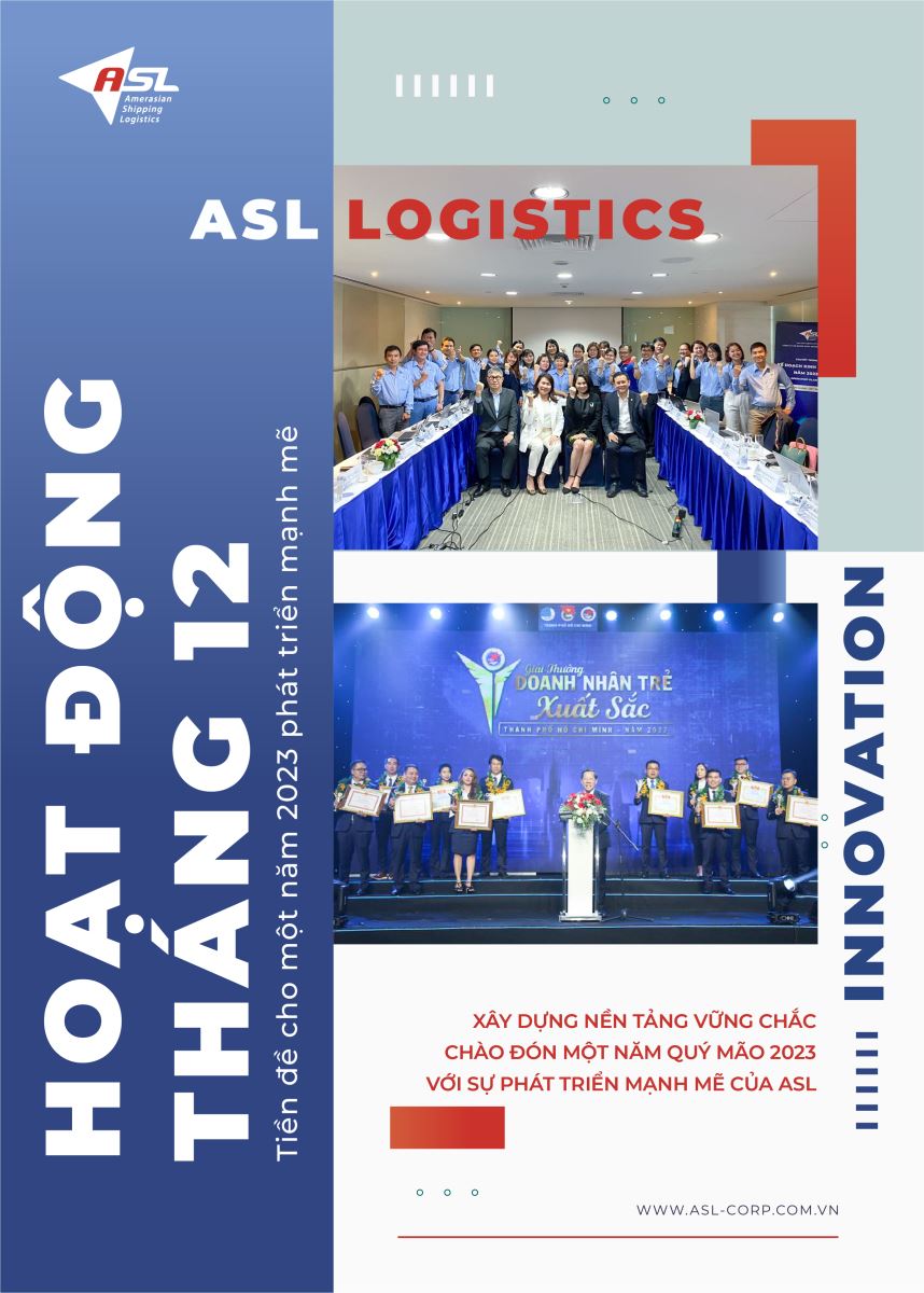 TỔNG KẾT CÁC HOẠT ĐỘNG TIÊU BIỂU TRONG THÁNG 12 CỦA ASL LOGISTICS