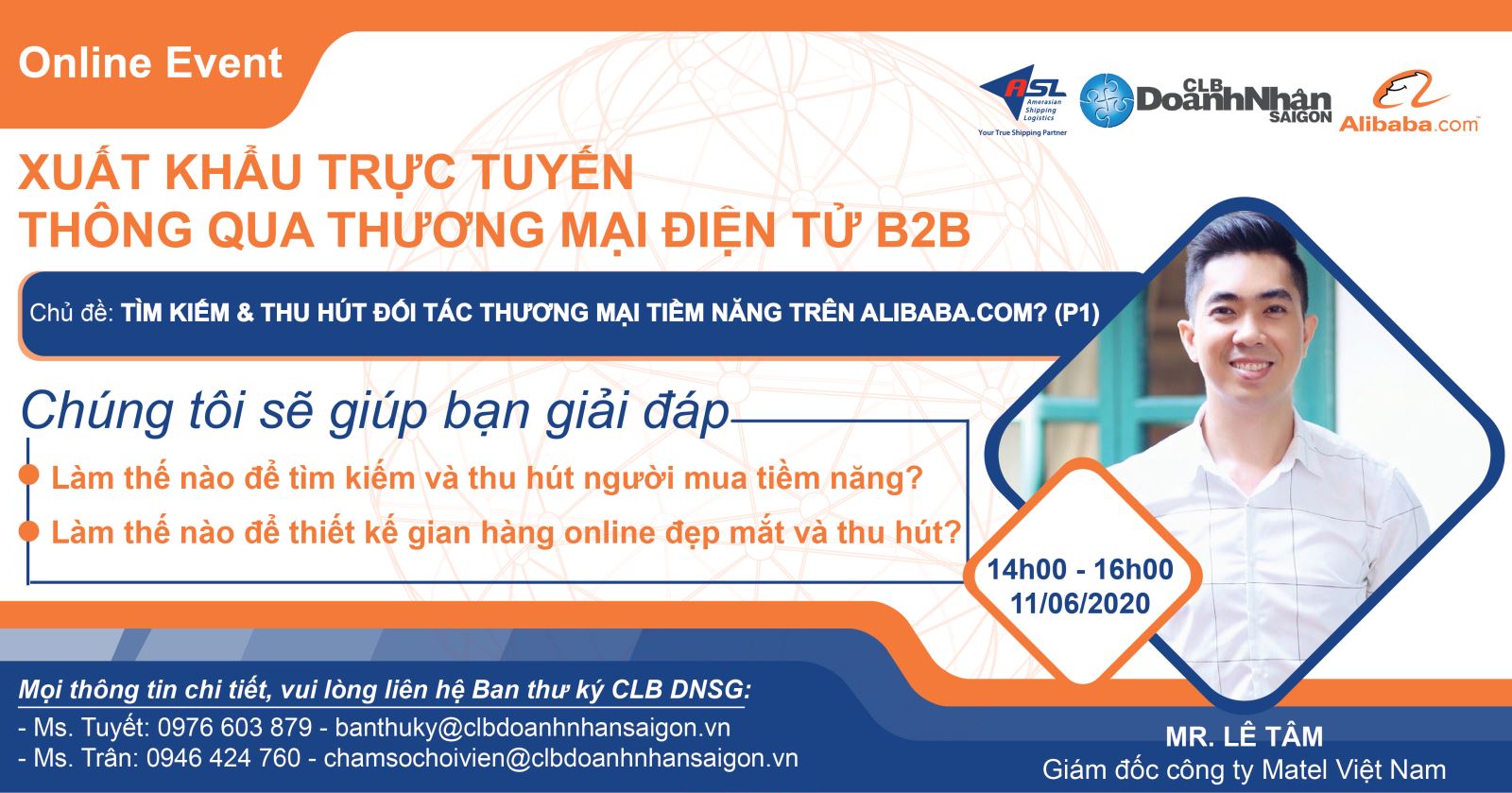 ASL CORP HỢP TÁC VỚI CLB DOANH NHÂN SÀI GÒN MANG THƯƠNG MẠI ĐIỆN TỬ B2B ĐẾN GẦN DOANH NGHIỆP VIỆT